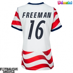 Spojené státy Alex Freeman #16 Dámské Domácí Dres MS 2026 Krátký Rukáv